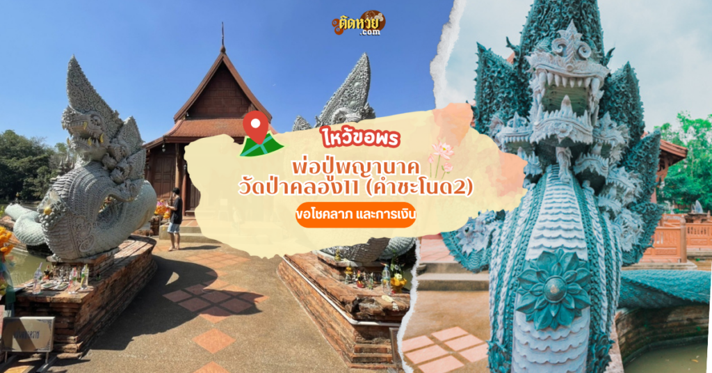 ไหว้ขอโชคลาภพ่อปู่พญานาควัดป่าคลอง11 หรือคำชะโนด2