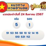 แนวทาง “หวยมาเลย์” มาเลย์วันนี้ 24/08/67