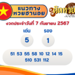 แนวทาง “หวยมาเลย์” มาเลย์วันนี้ 07/09/67