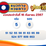 แนวทาง “หวยฮานอย” ฮานอยวันนี้ 16/09/67