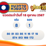 แนวทาง “หวยฮานอย” ฮานอยวันนี้ 18/10/67