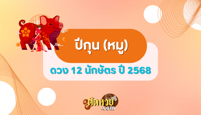 ดวงปี กุน (หมู) ปี 2568