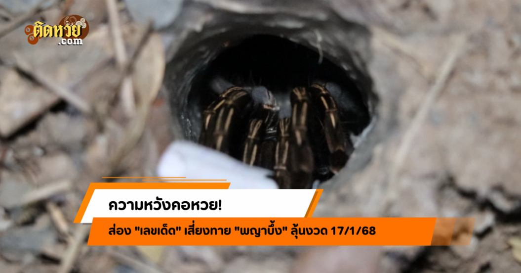 พญาบึ้งให้เลขเด็ด! คอหวยแห่ส่องลุ้นโชคงวด 17/1/68