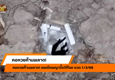 คอหวยห้ามพลาด! เลขเด็ดพญาบึ้งให้โชค งวด 1/3/68